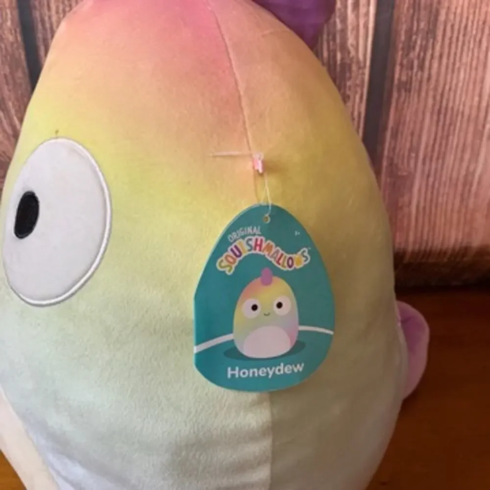NWT Squishmallows‎ Honeydew Chameleon Plush Pastel 14 in w/Tag